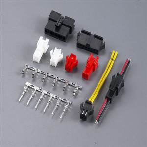 Pabrik disesuaikan panjang kawat Harness 2 Pin 2.5mm Pitch JST SM konektor kabel datar perakitan 20AWG - Product Image 1