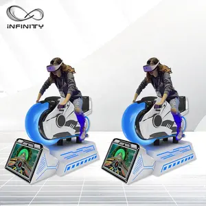 投币虚拟现实赛车模拟器激动的街机运动游戏机酷疯狂9D虚拟现实摩托Gp模拟器街机游戏