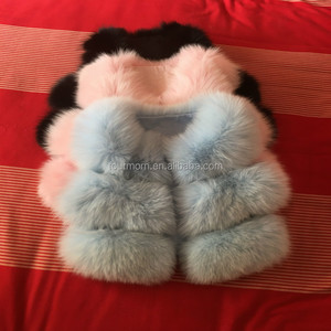 Gilet enfant en fourrure de <span class=keywords><strong>renard</strong></span> de style chaud/gilet en fourrure de <span class=keywords><strong>renard</strong></span> - Product Image 1