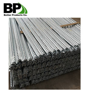 12 o 14 gauge spessore telespar acciaio zincato u canale segno flangia pali di recinzione - Product Image 2