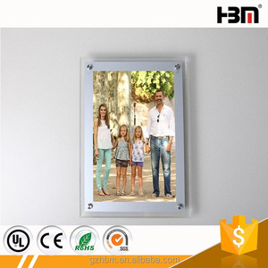 Alibaba com montado en la pared marco de fotos de acrílico cristal llevó la caja ligera delgada - Product Image 5