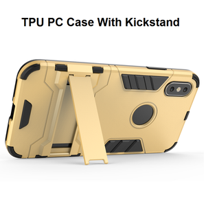 Chống sốc 2 Trong 1 Lai Armor Chân Đế Mềm TPU PC Skin Trở Lại bìa Case Cho <span class=keywords><strong>iPhone</strong></span> 8 7 6 6 S 5 <span class=keywords><strong>5C</strong></span> Se Cộng Với - Product Image 2