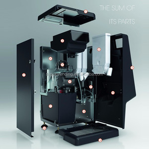 <span class=keywords><strong>Colombiano</strong></span> café cappuccino completamente automática publicidad dispensador de bebidas máquina de café - Product Image 5