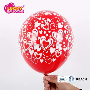 12 pulgadas te amo rosa romántica decoración de la boda globos de látex impresos para el Día de San Valentín