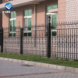 Decorative Application Wrought Iron Doors Wholesale Fence Mesh Fencing, Trellis & Gates Low Carbon Steel Wire Metal