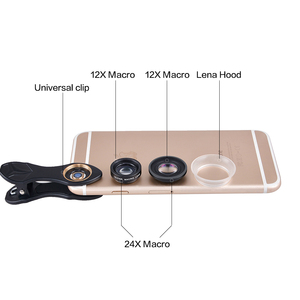 Điện Thoại Di Động APEXEL Và Phụ Kiện Ống Kính Macro <span class=keywords><strong>12x</strong></span> /24x Cho Điện Thoại Bộ Ống Kính Macro Điện Thoại Thông Minh 2 Trong 1 - Product Image 5