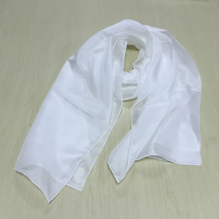 Source Wholesale Plain White/Blank Silk Scarves For Dying on m.alibaba.com
