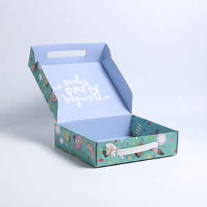 Custom Printed Corrugated Board Carton Suitcase Box