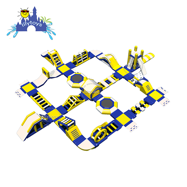 Пляжный надувной плавающий аквапарк OEM