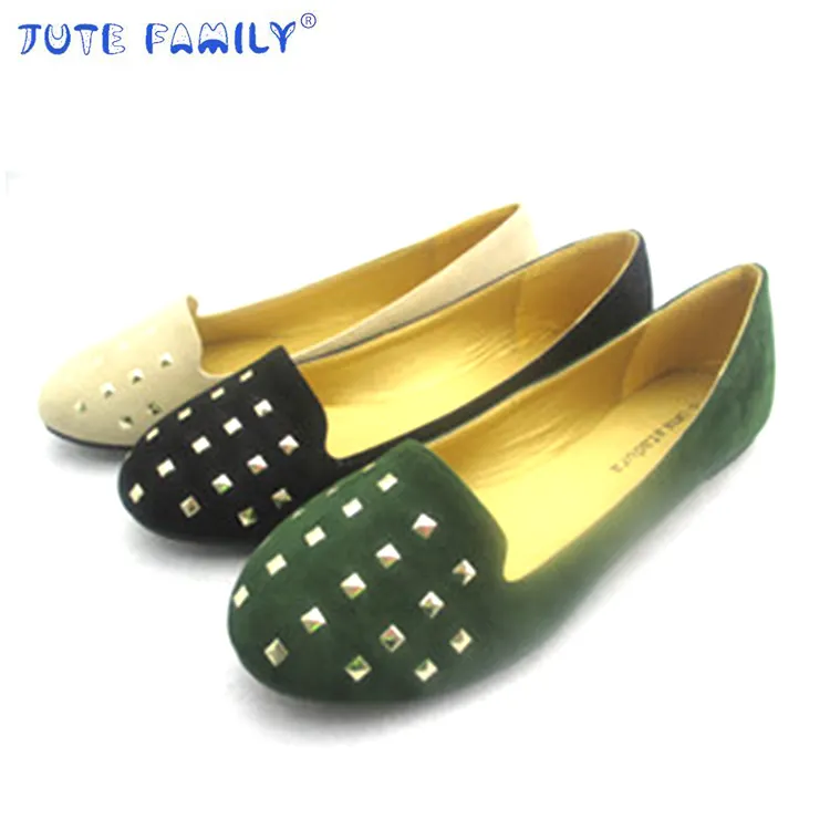 Perfecto de la señora del dedo del pie redondo importados rollo nuevo de diseño su propio China zapato damas hermosa zapatos planos zapatos