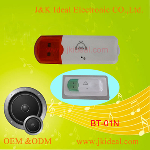 Bt-01n música Audio <span class=keywords><strong>a2dp</strong></span> receptor bluetooth 2.1 con mic para altavoces - Product Image 1