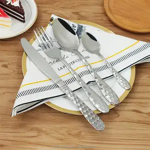Mirror polish silver stainless steel cutlery set,wedding / restaurant flatware/silverware ,spoon and fork set
