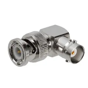 Stecker an BNC-Buchse CCTV-Kamera-Video adapter mit 90-Grad-Winkel