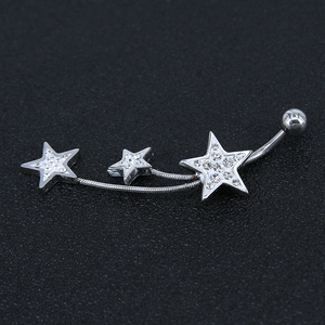 Bijouterie de corps usine cristal étoile <span class=keywords><strong>nombril</strong></span> anneau piercing <span class=keywords><strong>nombril</strong></span> acier chirurgical <span class=keywords><strong>non</strong></span> <span class=keywords><strong>percé</strong></span> <span class=keywords><strong>bijoux</strong></span> - Product Image 3
