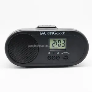 Live voice alarm clock on home desktop Snooze Spanish Talking Alarm Clock