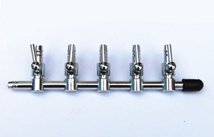 4mm 직경 크롬 도금 황동 친환경 체크 밸브 에어 펌프 액세서리 수족관 용 공기 분배기 - Product Image 6