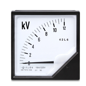 Ampèremètre/Voltmètre analogique AC de haute qualité 72*72mm, type à fer mobile, <span class=keywords><strong>compteur</strong></span> de panneau carré, <span class=keywords><strong>compteur</strong></span> de tension analogique AC DC, <span class=keywords><strong>compteur</strong></span> d'énergie - Product Image 2