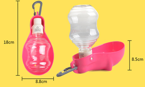 Mascota portátil fuente dispensador de agua automático fuente de agua para mascotas botella de agua del recorrido del perro - Product Image 5