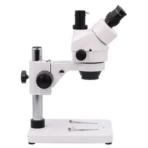 OPTO-EDU A23.1502-T1 Support de Poteau 7x-45x Zoom Microscope Binoculaire Stéréo