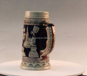 Jarra de cerveza fría de cerámica de <span class=keywords><strong>porcelana</strong></span> personalizada hecha a mano, tamaño y forma baratos que se pueden personalizar - Product Image 4