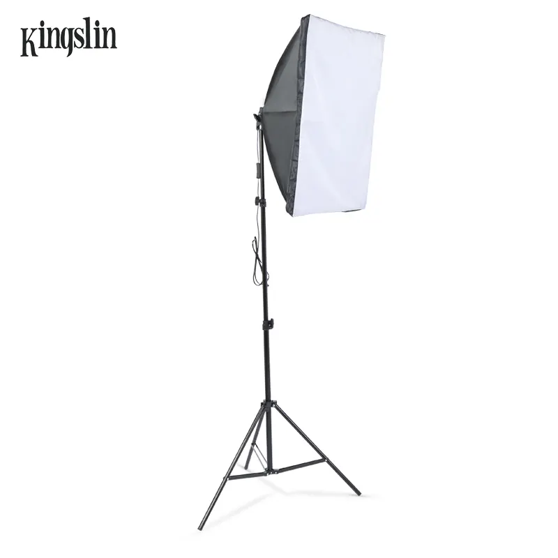 Photographic equipment traditional photo studio continuous light soft box with four head lamp holder