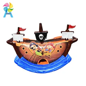 Thuyền Hình Inflatable Lâu Đài Trẻ Em Sea Rover Cướp Biển Trả Thù Lâu Đài Bouncy Thuyền