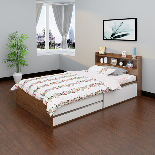 Simple Single Bed with 3 Drawers