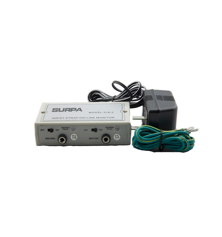 SURPA 518-2 2 input wrist strap esd antistatic wrist strap on-line monitor