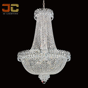 Lampadario di Lusso Decorativo Stile Impero Antico con Cristalli Brillanti per Hotel, Ristoranti o Scenografie Matrimoniali - Product Image 5