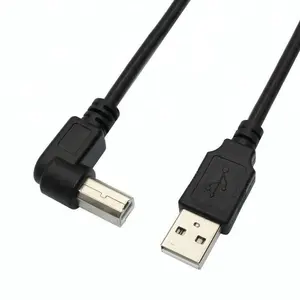 Straight usb A male to right angle USB B male Printer cable for ingenico