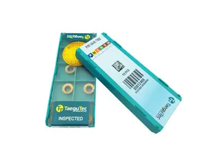 TaeguTec 铣削硬质合金刀片 RYMX1004-ML TT9080 硬质合金刀片刀头