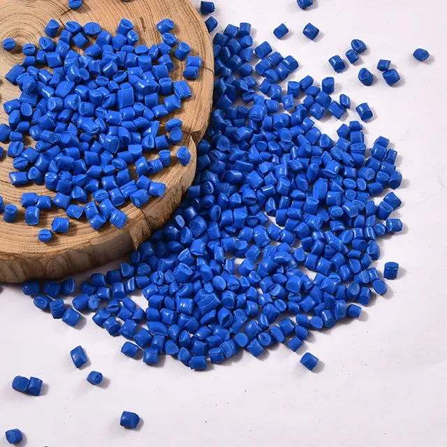 JZ Produsen Masterbatch Warna Biru PP PE PET ABS PS Plastik Warna Masterbatch Biru