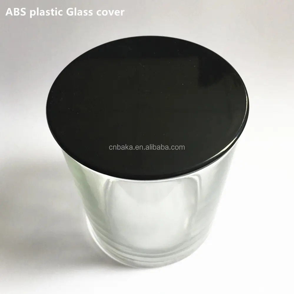 83mm kunden spezifische ABS-Glas kerzen becher kappe, Aromatherapie-Glas abdeckung, dicker Kerzen glas becher deckel