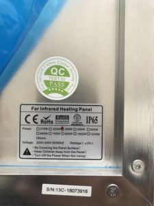Best <strong>Selling</strong> Energy Saving Carbon Crystal Plain White Far Infra Red Panel <strong>Heater</strong> for Ceiling Use TUV GS Approved - Product Image 6