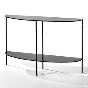 Porche d'entrée nordique noir en fer forgé demi-cercle arqué <span class=keywords><strong>console</strong></span> <span class=keywords><strong>table</strong></span> salon capacité à personnaliser - Product Image 5