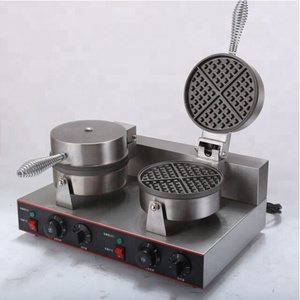Máquina para Hacer Waffles Rotatoria de Doble Cabezal Comercial con Certificación CE y Otra Maquinaria para Procesamiento de Alimentos - Product Image 4