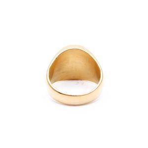 Anello da uomo con testa di leone per incisione ad anello di precisione per incisione con taglio di precisione anelli di tendenza 316L acciaio inossidabile oro anelli di fidanzamento geometrici - Product Image 6