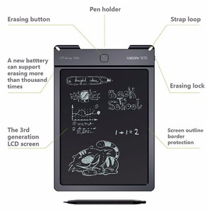 Fácil de usar <span class=keywords><strong>Sin</strong></span> Papel wirting tablero Electrónico Digital Tablero De Dibujo para estudiantes - Product Image 2