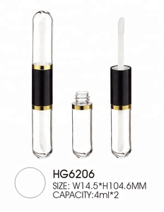 Oem hoặc ODM rỗng đôi đã kết thúc <span class=keywords><strong>Lipgloss</strong></span> <span class=keywords><strong>container</strong></span> mascara son môi lỏng Ống bao bì - Product Image 2