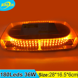 36 W/28 cm seguridad vial techo magnético portátil mini LED semáforo para vehículo - Product Image 1