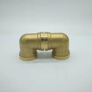 Cotovelos de bronze de 1/2 "com rosca bsp