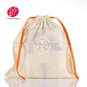 Özel logo baskılı pamuk lüks toz çanta