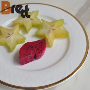 Juego de Vajilla de Porcelana Fina Brett New Bone <span class=keywords><strong>China</strong></span> para Bodas, Platos con Borde Dorado, Último Diseño - Product Image 2
