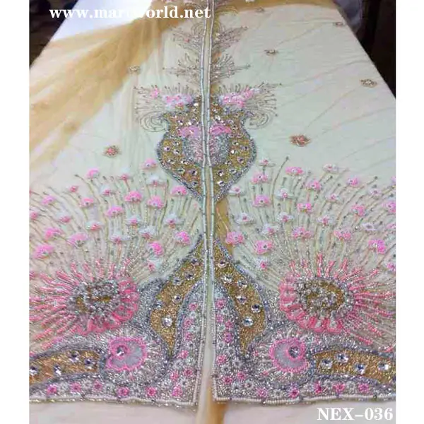 Güzel çiçek boncuklu taklidi takchita elbise( nex- 036)