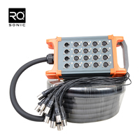 RQSONIC — câble Audio/serpent BS12-1604X-30M-100 pieds, 20 canaux, XLR, pour boîtier de scène