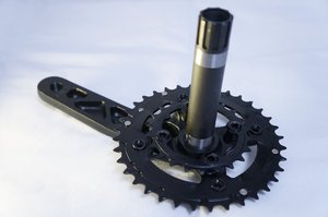 Manivelle de vélo <span class=keywords><strong>vtt</strong></span> BCD 104mm/64mm 32/22T pédalier de vélo de montagne en alliage <span class=keywords><strong>complet</strong></span> - Product Image 4