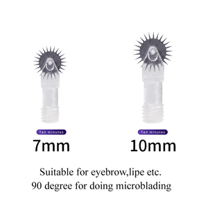 Rodillo de Microblading PM desechable Flywheel, <span class=keywords><strong>agujas</strong></span> de maquillaje permanente <span class=keywords><strong>para</strong></span> uso Manual, novedad - Product Image 5