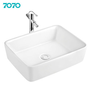 Modern sanitary ware lavamanos above counter top vessel ceramic bathroom sink hand wash basin