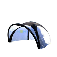 Tente dôme araignée gonflable portable imperméable à quatre pieds pour événements en plein air, abri aérien Horizon pour la publicité