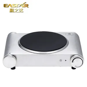 Produk populer memasak kompor tunggal listrik 1 pembakar 1500w piring panas watt rendah Cooktop kompor listrik